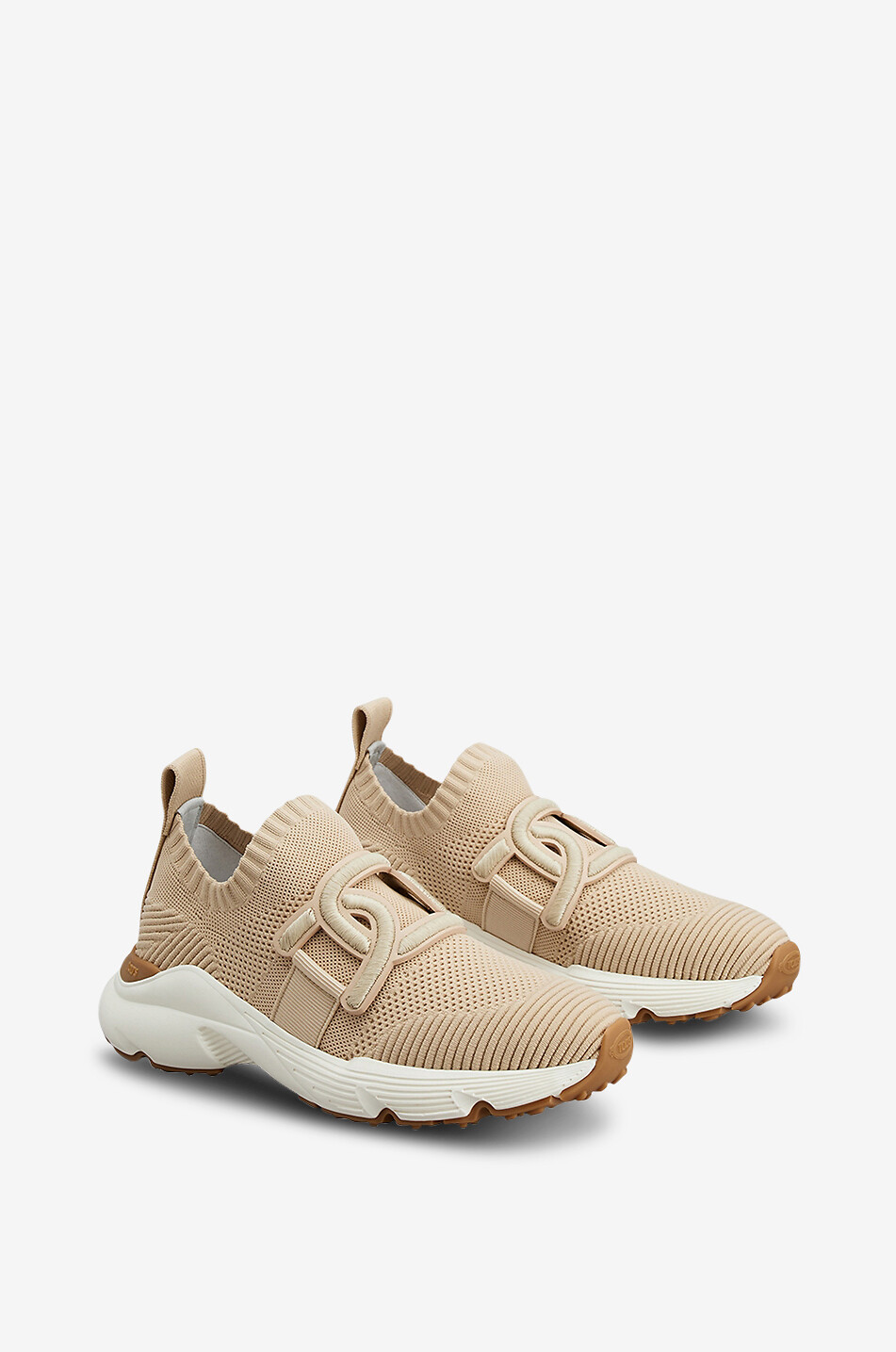 Baskets slip-on en maille et cuir Kate