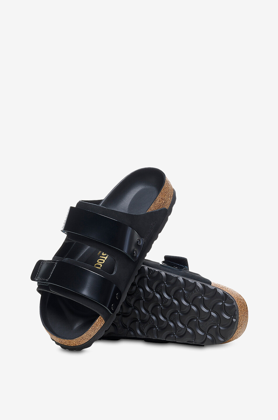 BIRKENSTOCK Uji leather sandals Women BLACK 7