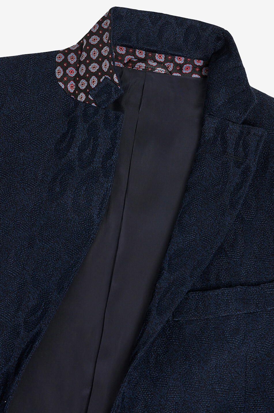 ETRO Blazer en maille jacquard de coton Paisley Homme BLEU FONCE 8