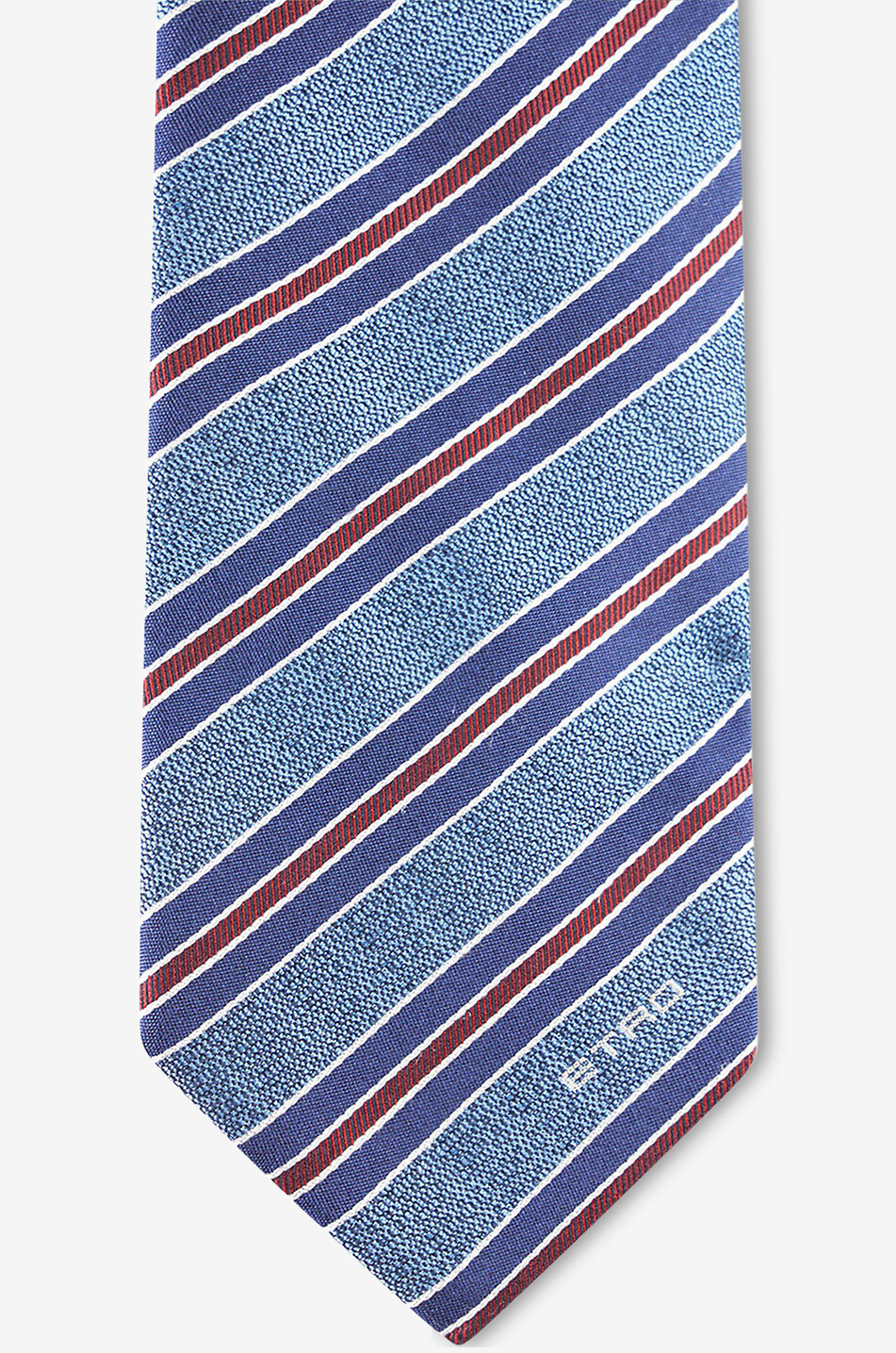 ETRO Seidenjacquard-Krawatte mit Diagonalstreifen Herren HELLBLAU 6