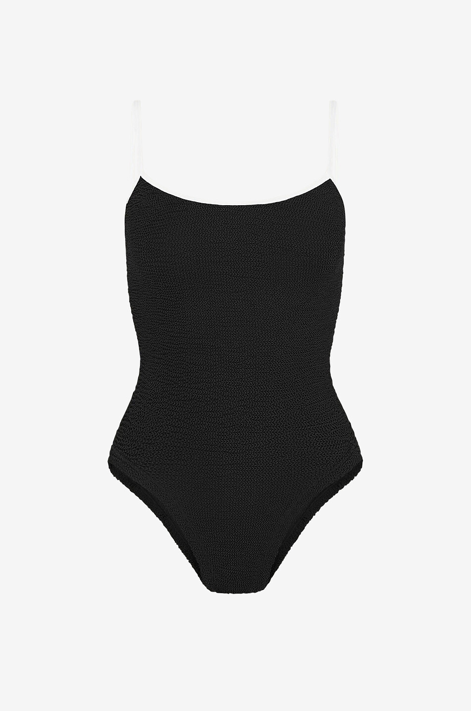 Pamela swimsuit with slim contrasting straps