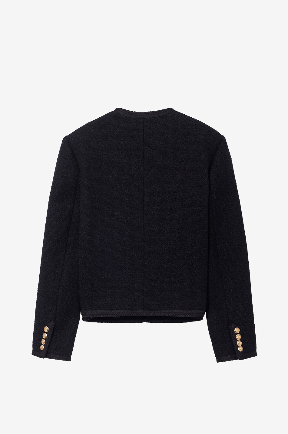 DUNST Bouclé tweed suit jacket Women BLACK 2