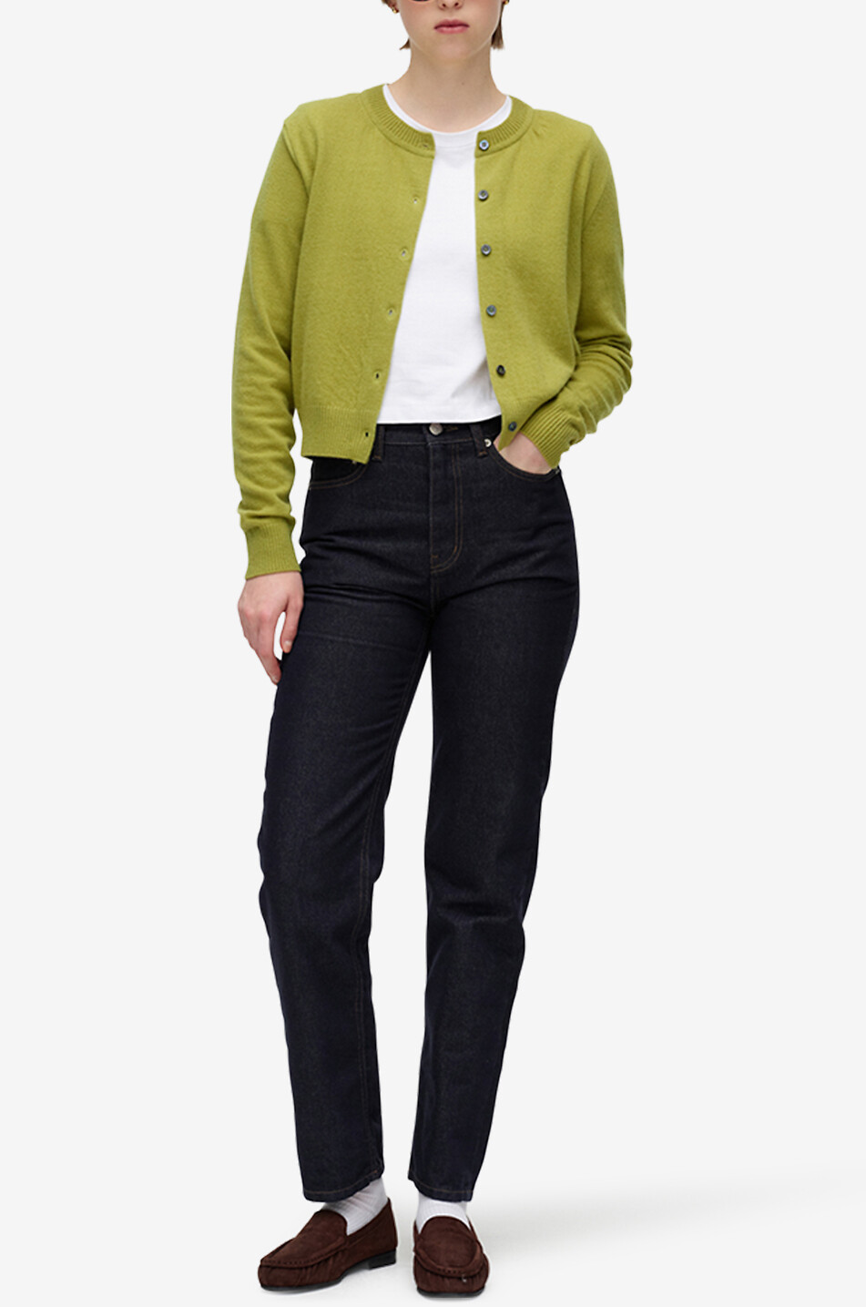 DUNST Essential straight-leg jeans Women DARK BLUE 3