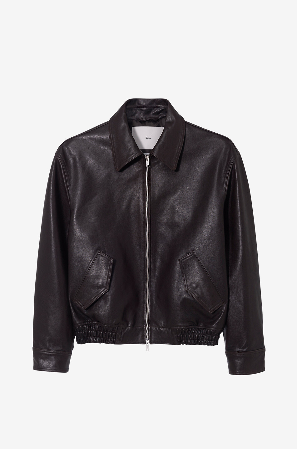 DUNST Faux leather bomber jacket Women BROWN 1