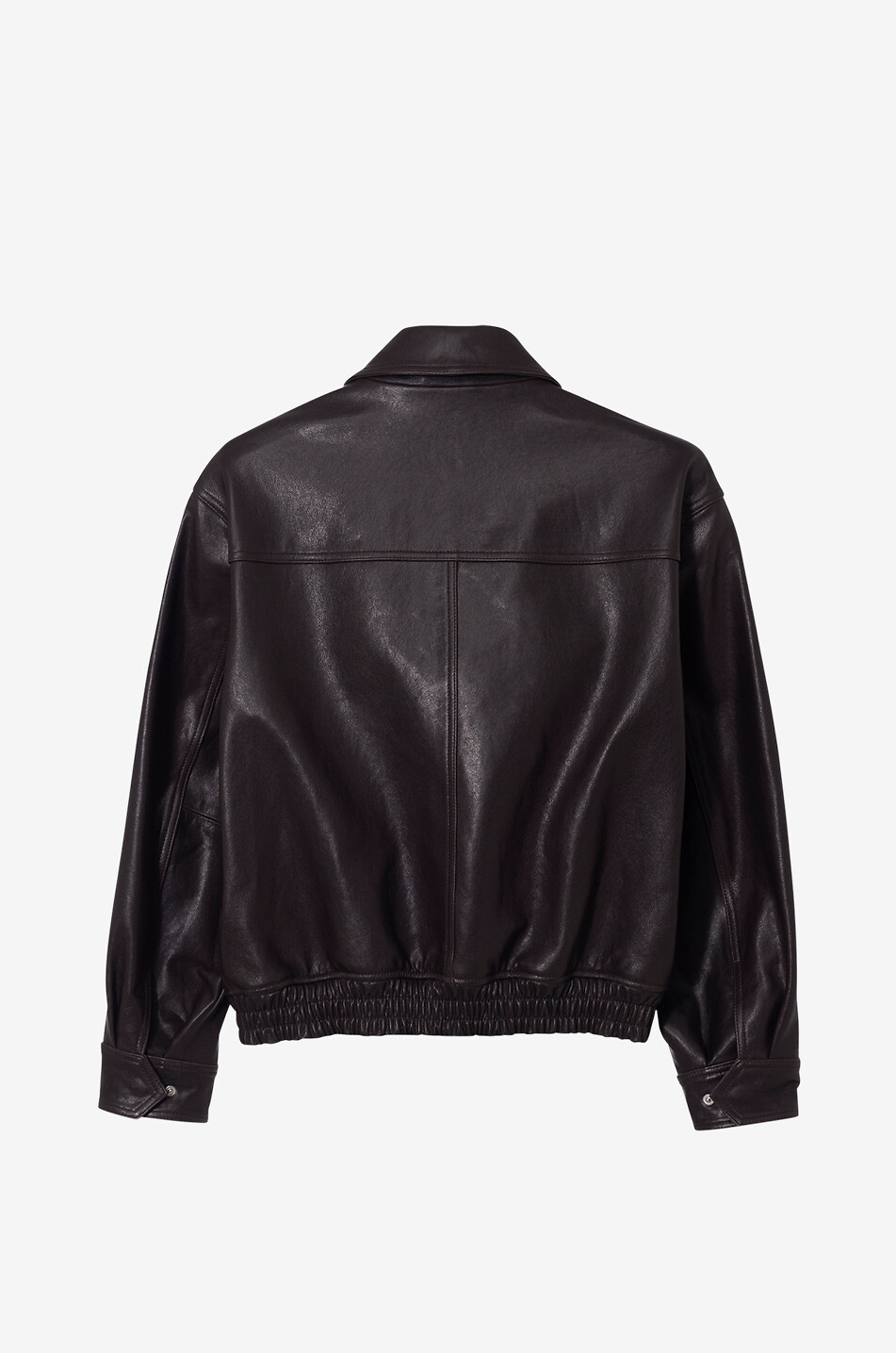 DUNST Faux leather bomber jacket Women BROWN 2