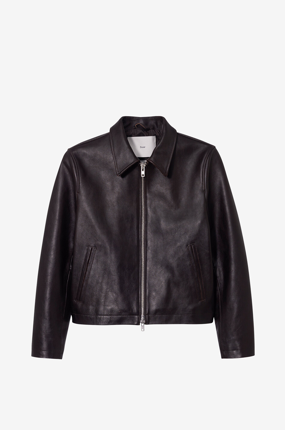 DUNST Short faux leather jacket Women BROWN 1