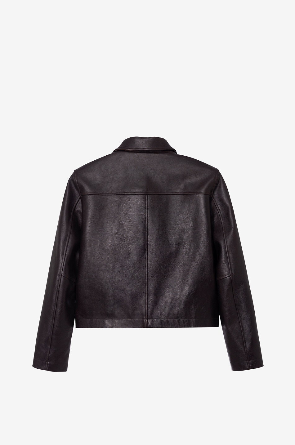 DUNST Short faux leather jacket Women BROWN 2