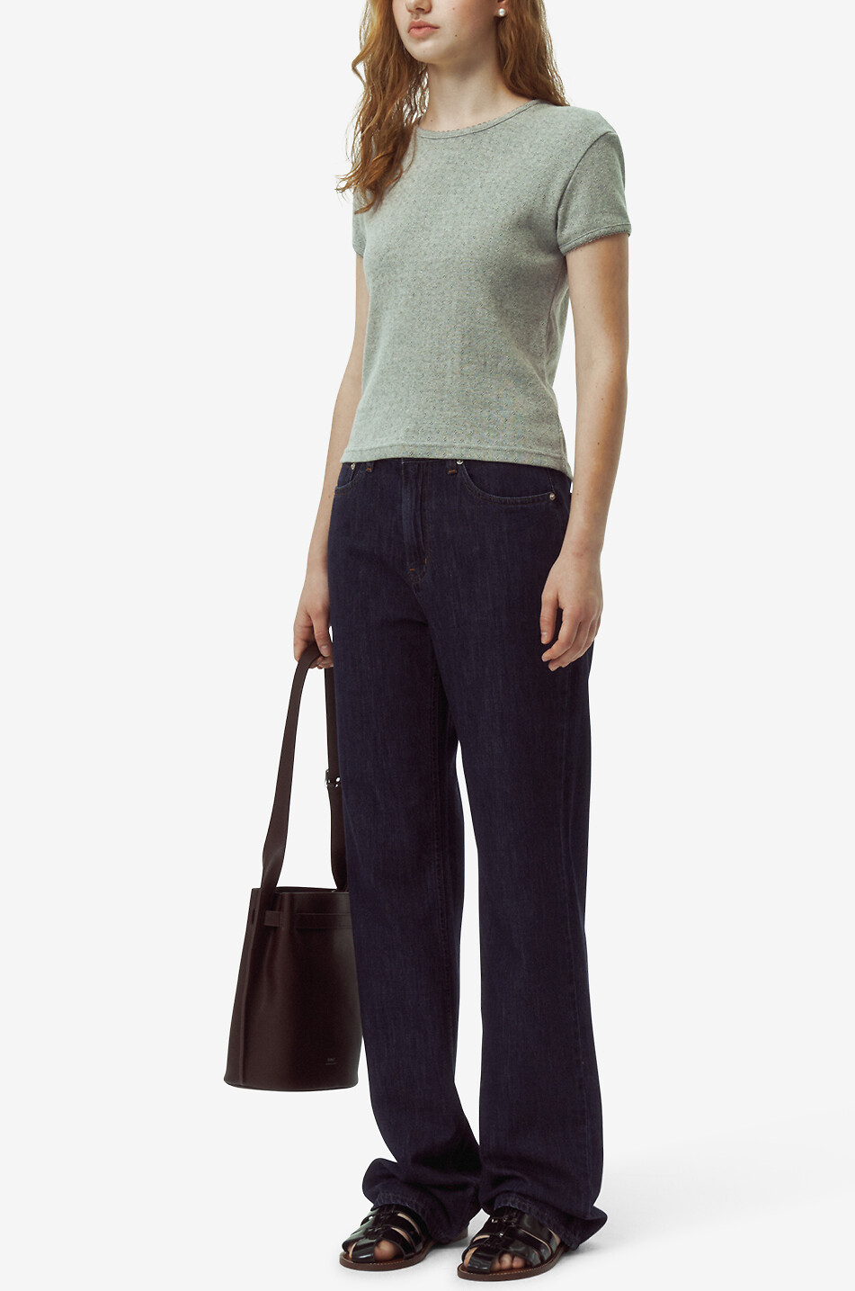 DUNST Dunkle Jeans mit geradem Bein Damen DUNKELBLAU 5
