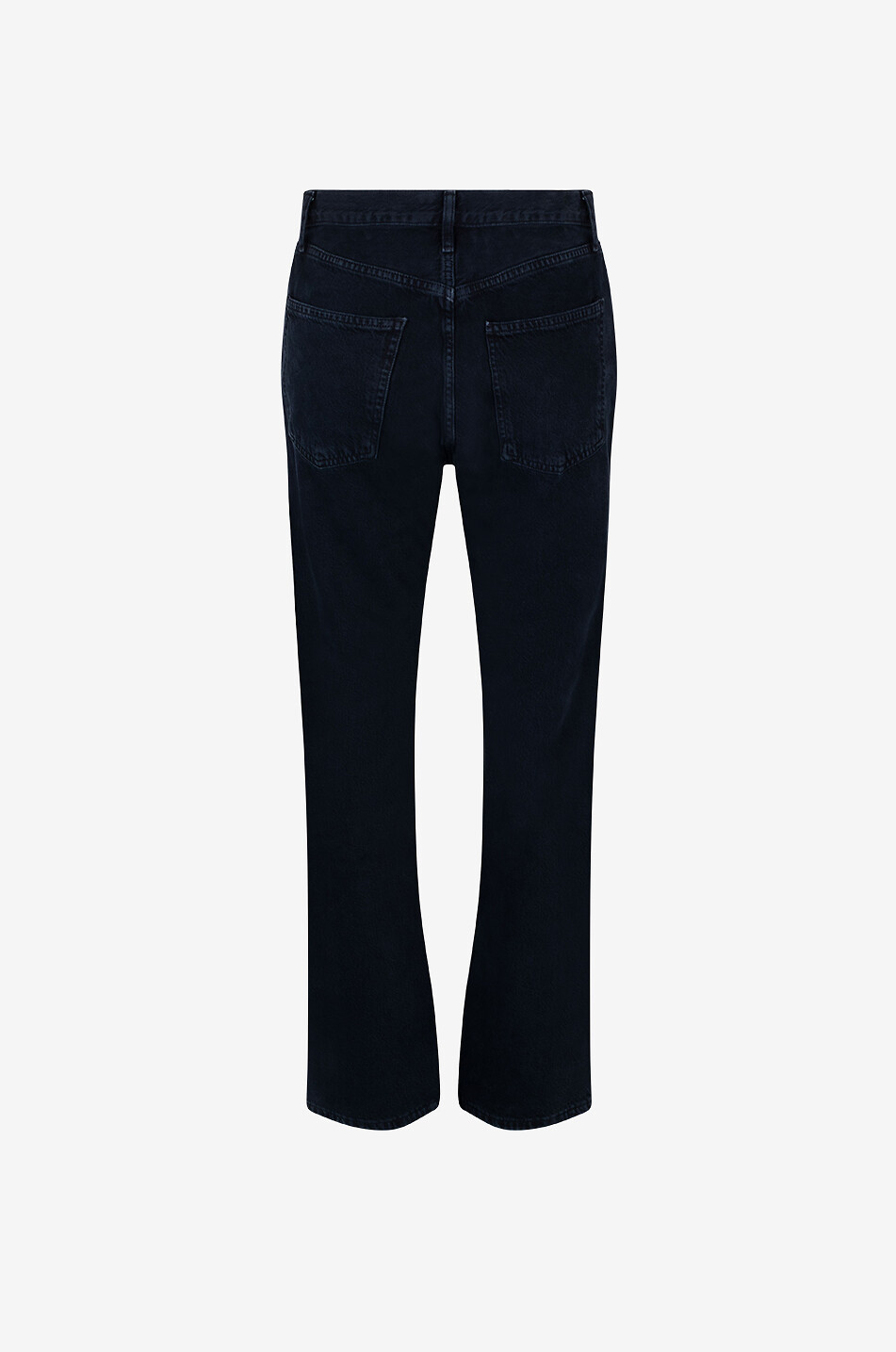 AGOLDE 90's Pinch Waist regenerated cotton straight-leg jeans Women BLACK 2