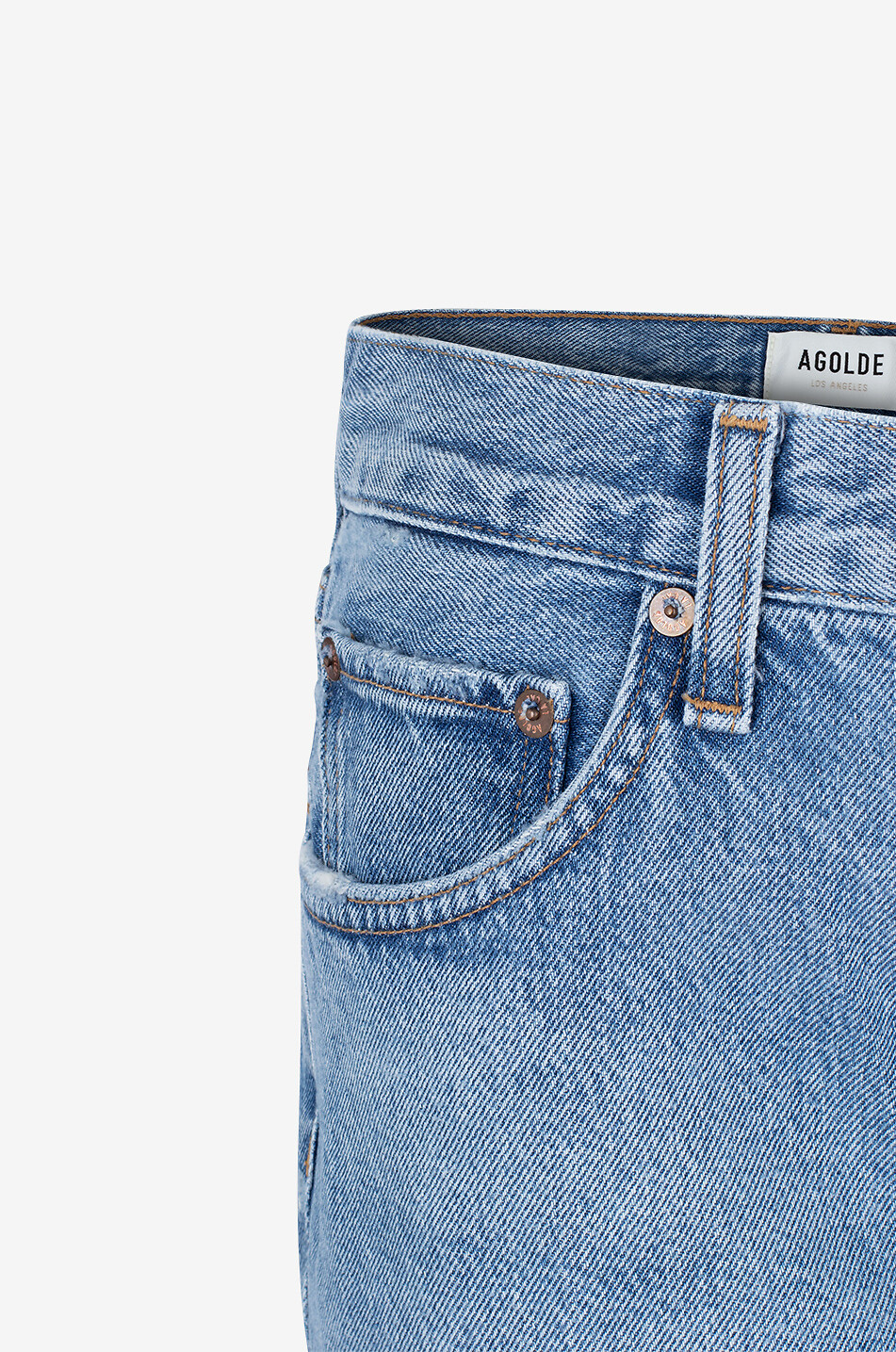 Valen regenerated cotton straight-leg jeans