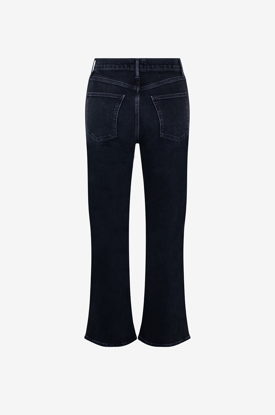 Jeans mit weitem Bein aus regenerativer Baumwolle Ren