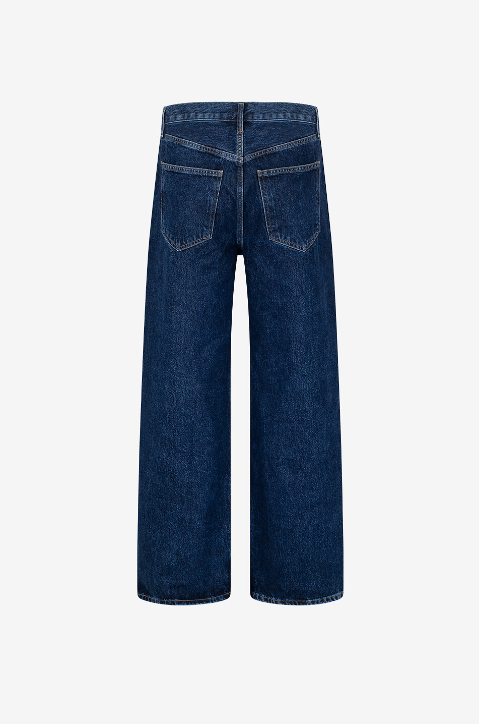 AGOLDE Jean large en coton régénératif Low Curve Femme BLEU FONCE 2
