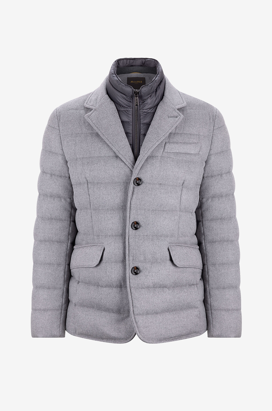 NOMOS-LS9 short wool and cashmere down jacket