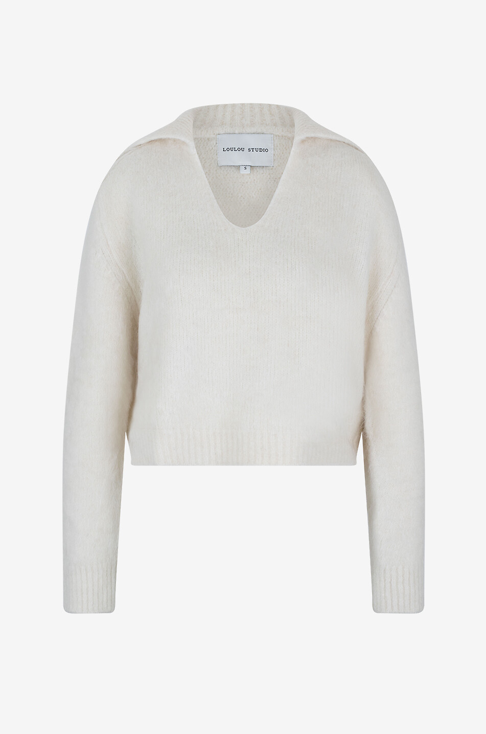 Pullover mit V-Ausschnitt aus Alpakawolle Ambrose