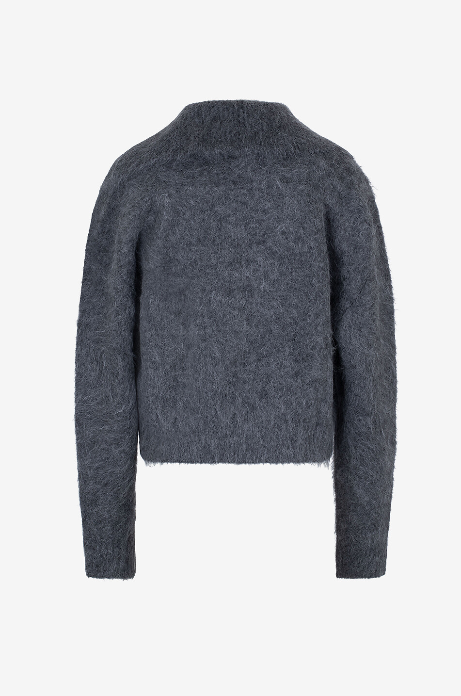 LOULOU STUDIO Ambrose alpaca wool V-neck jumper Women DARK GREY 2