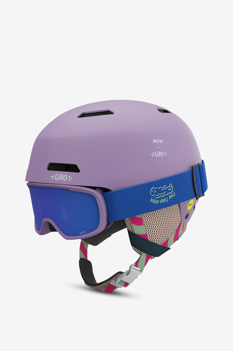 Skihelm und Skibrille Crüe MIPS