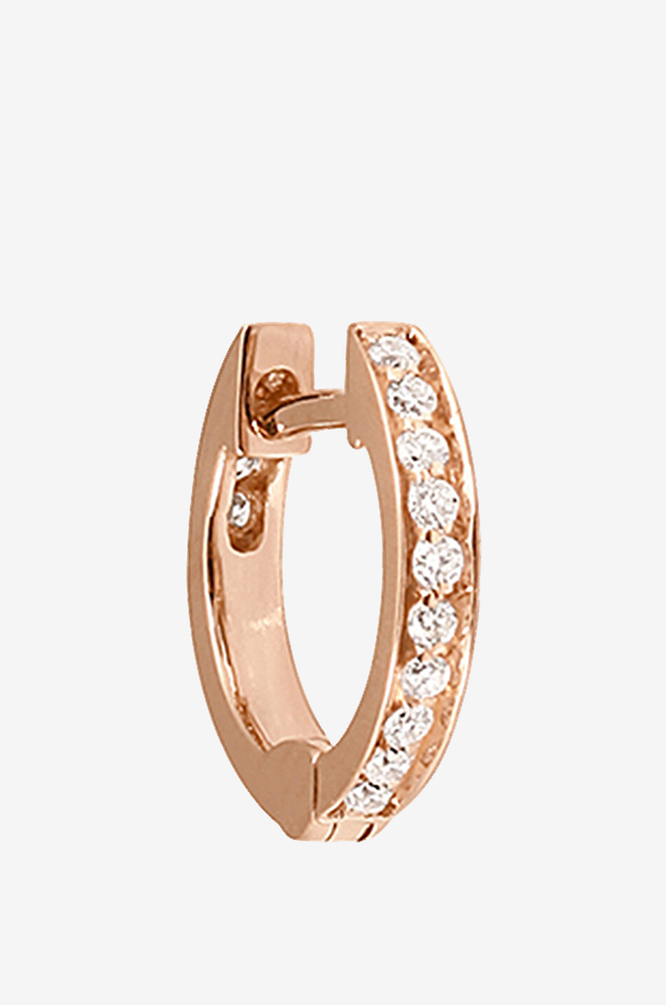 Créole en or rose et diamants Officiel