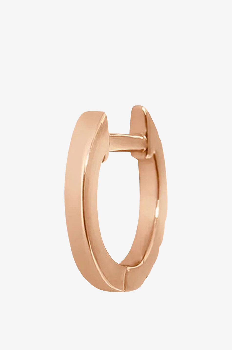 VANRYCKE Officiel XS single pink gold and diamond hoop earring Women PINK 4