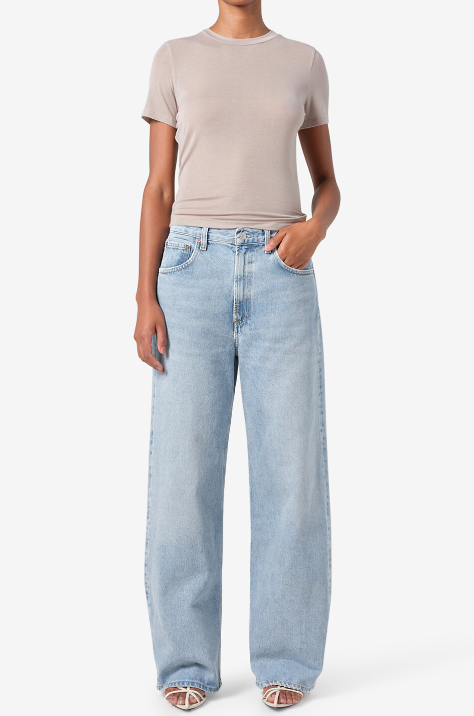 Low Curve wide-leg jeans