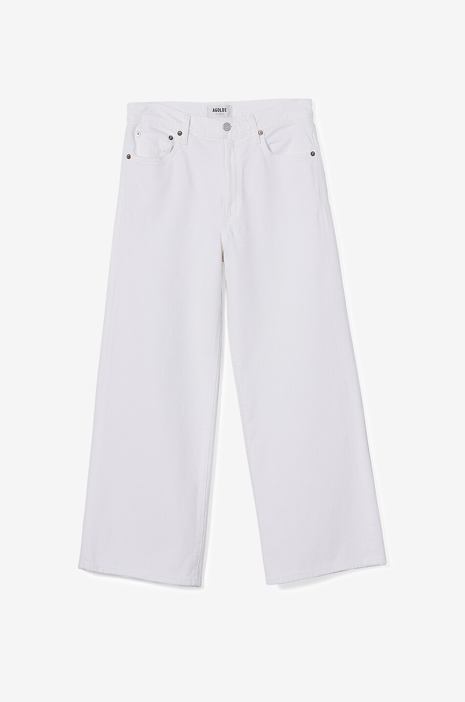 AGOLDE Harper Crop wide-leg jeans Women WHITE 1