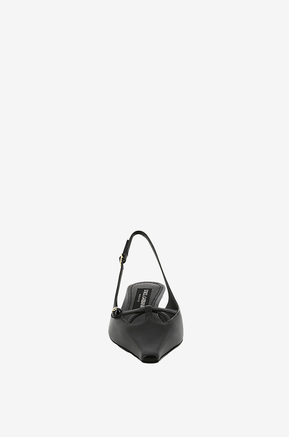 DOLCE & GABBANA Slingback-Pumps aus Nappaleder Mun 30 Damen SCHWARZ 2