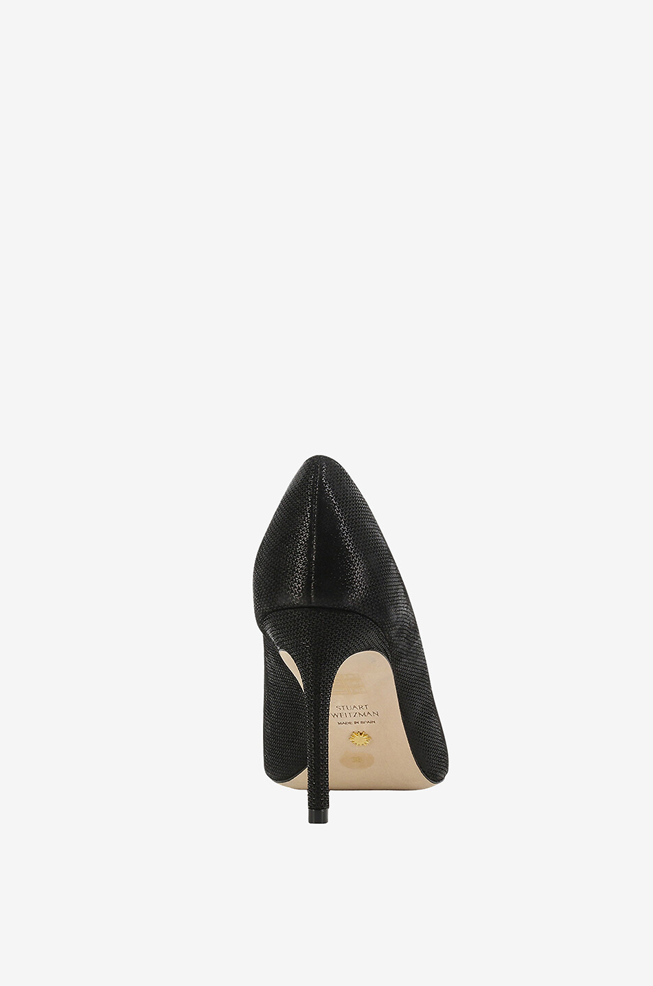 STUART WEITZMAN Pumps aus glasiertem Wildleder Stuart 85 Damen SCHWARZ 4