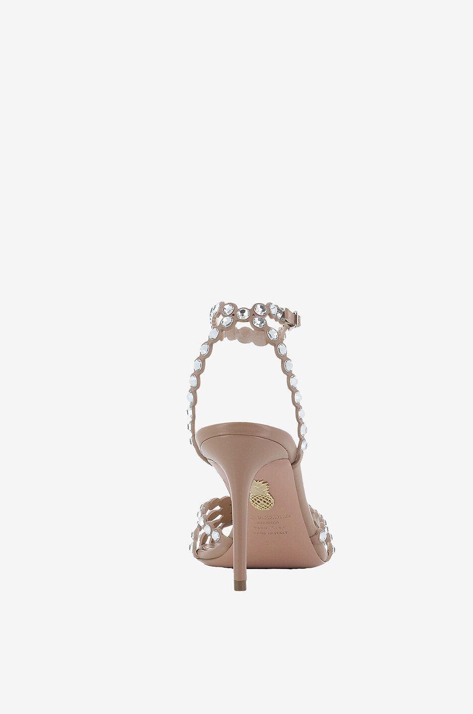 Sandalen aus Nappaleder und Kristallen Tequila 85