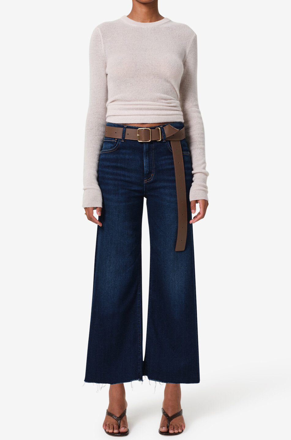 CITIZENS OF HUMANITY Jeans mit weitem Bein aus regenerativer Baumwolle und Lyocell Lyra Damen DUNKELBLAU 3