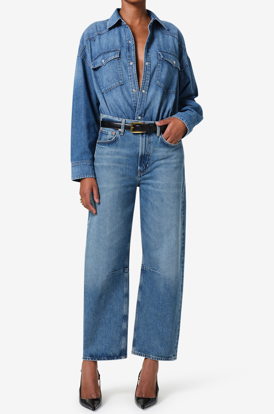 CITIZENS OF HUMANITY Miro wide-leg jeans Women BLUE 3