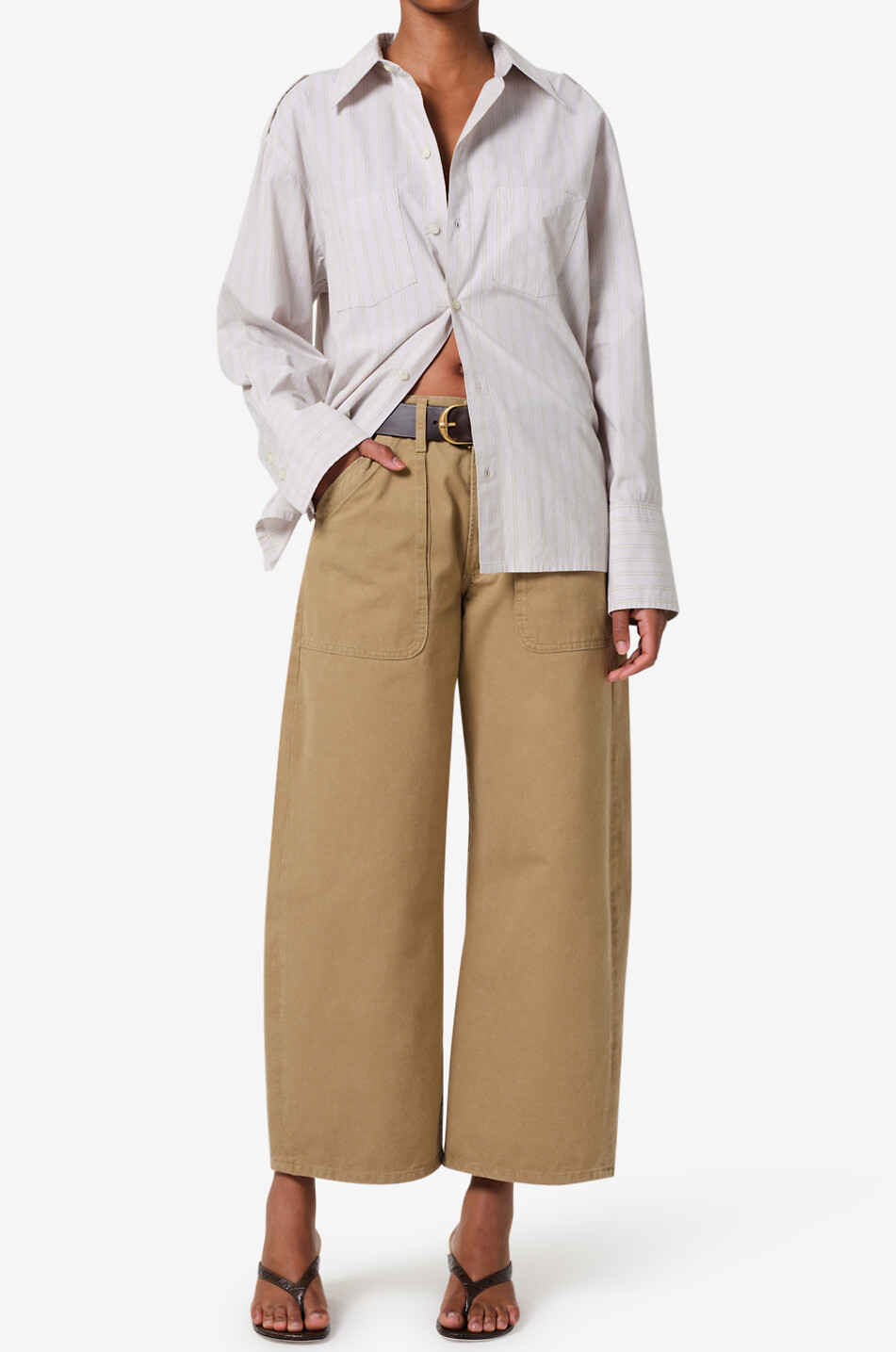CITIZENS OF HUMANITY Ayla wide-leg jeans Women CAMEL 2