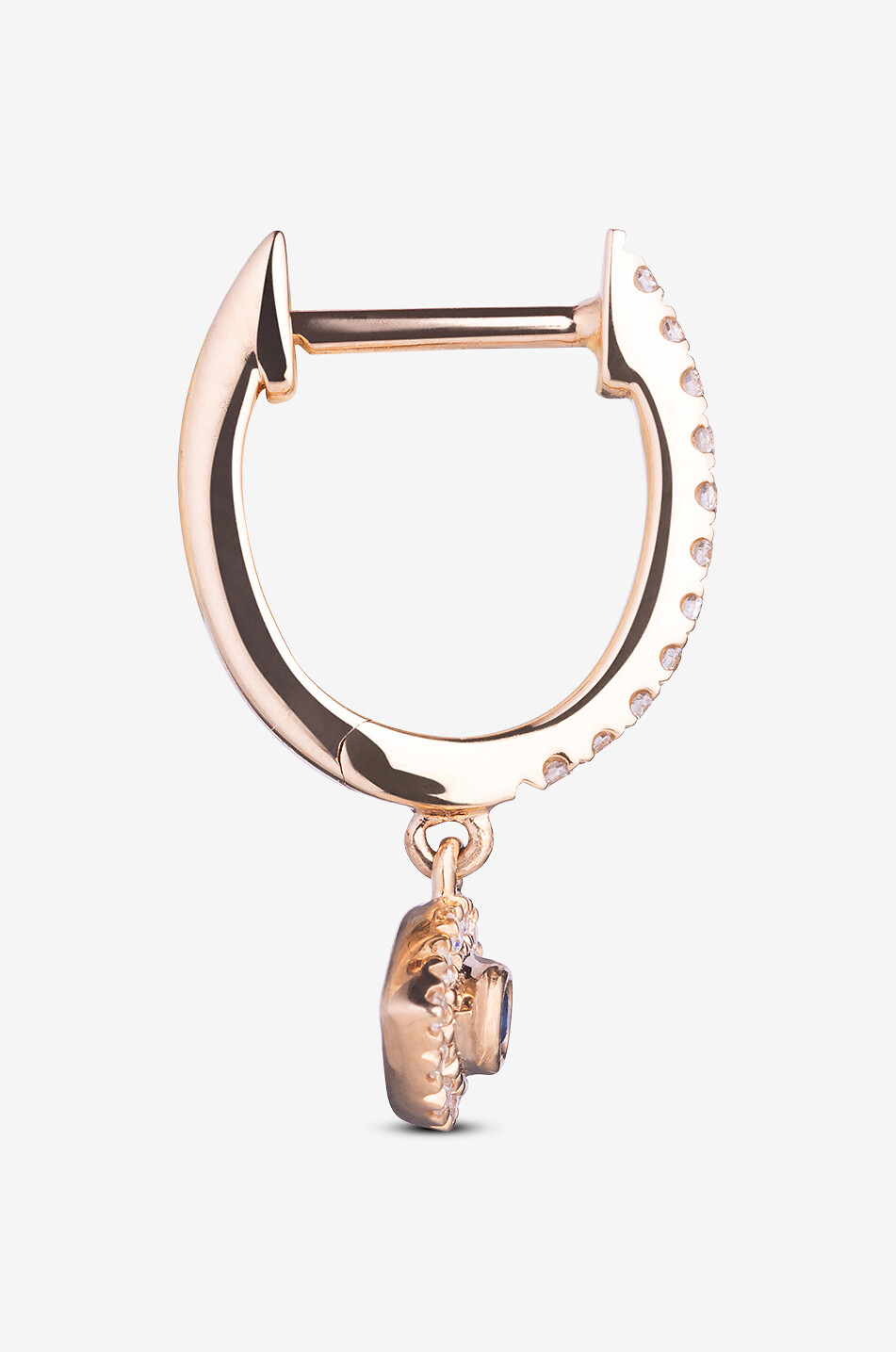 AVINAS Mono-créole en or Eye Femme ROSE 2