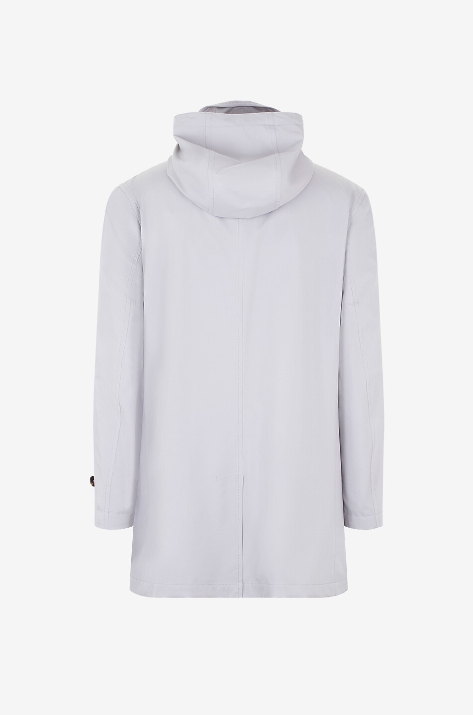 BRIONI Regenmantel mit Kapuze Herren HELLGRAU 2