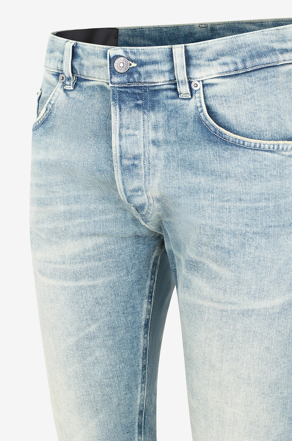 Ausgewaschene Slim-Fit-Jeans Icon