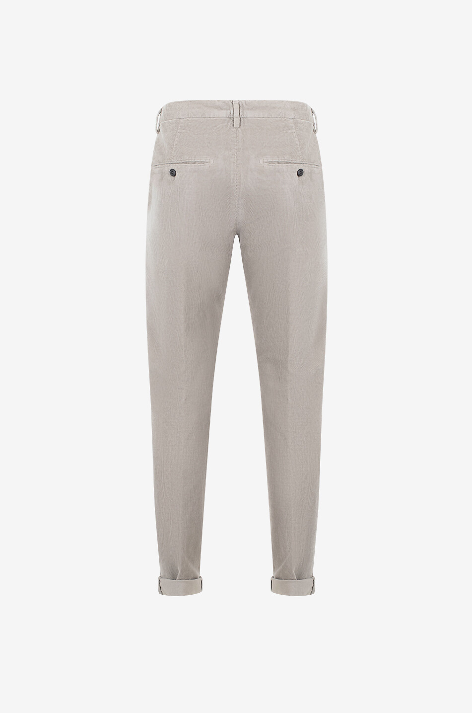 DONDUP Gaubert corduroy slim fit trousers Men Grey 2