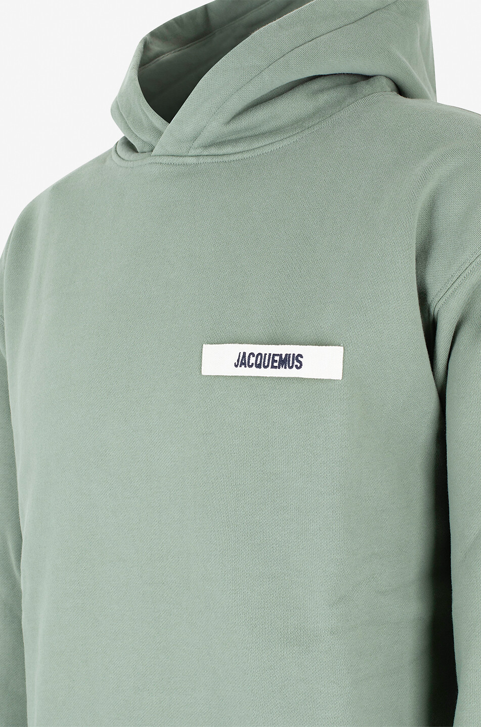 JACQUEMUS Sweat-shirt à capuche Le hoodie Gros Grain Homme VERT CLAIR 3
