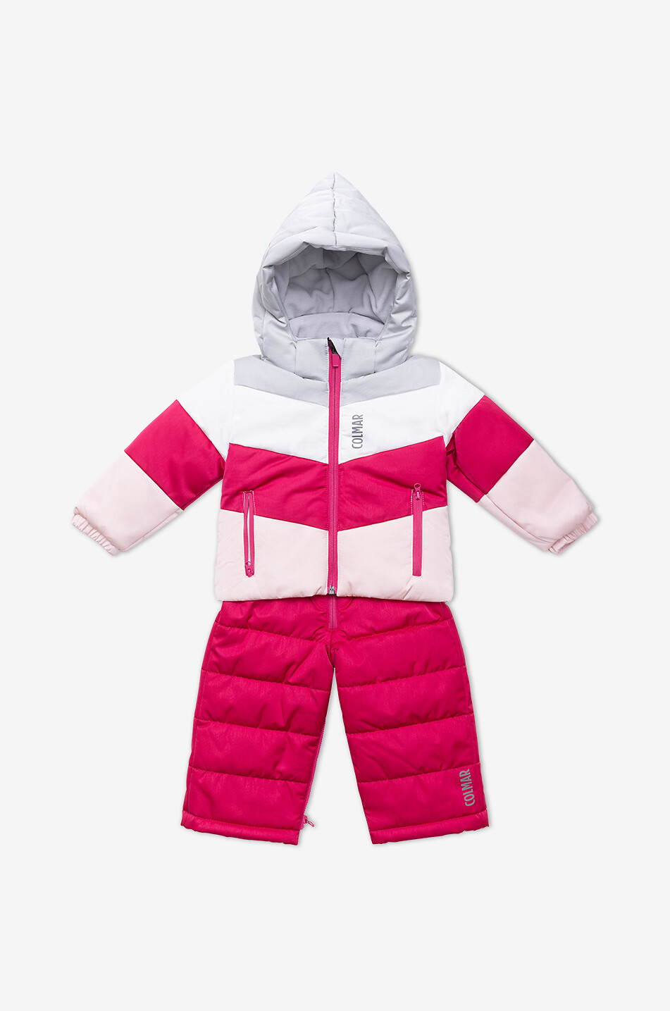 COLMAR Salopette de ski et veste de ski scintillant fille Unisexe ROSE 1