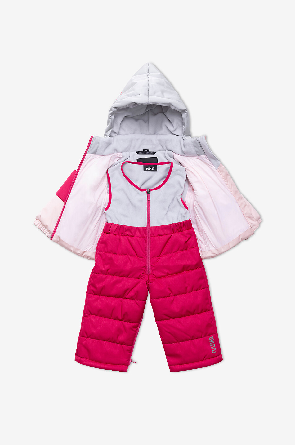 COLMAR Salopette de ski et veste de ski scintillant fille Unisexe ROSE 3