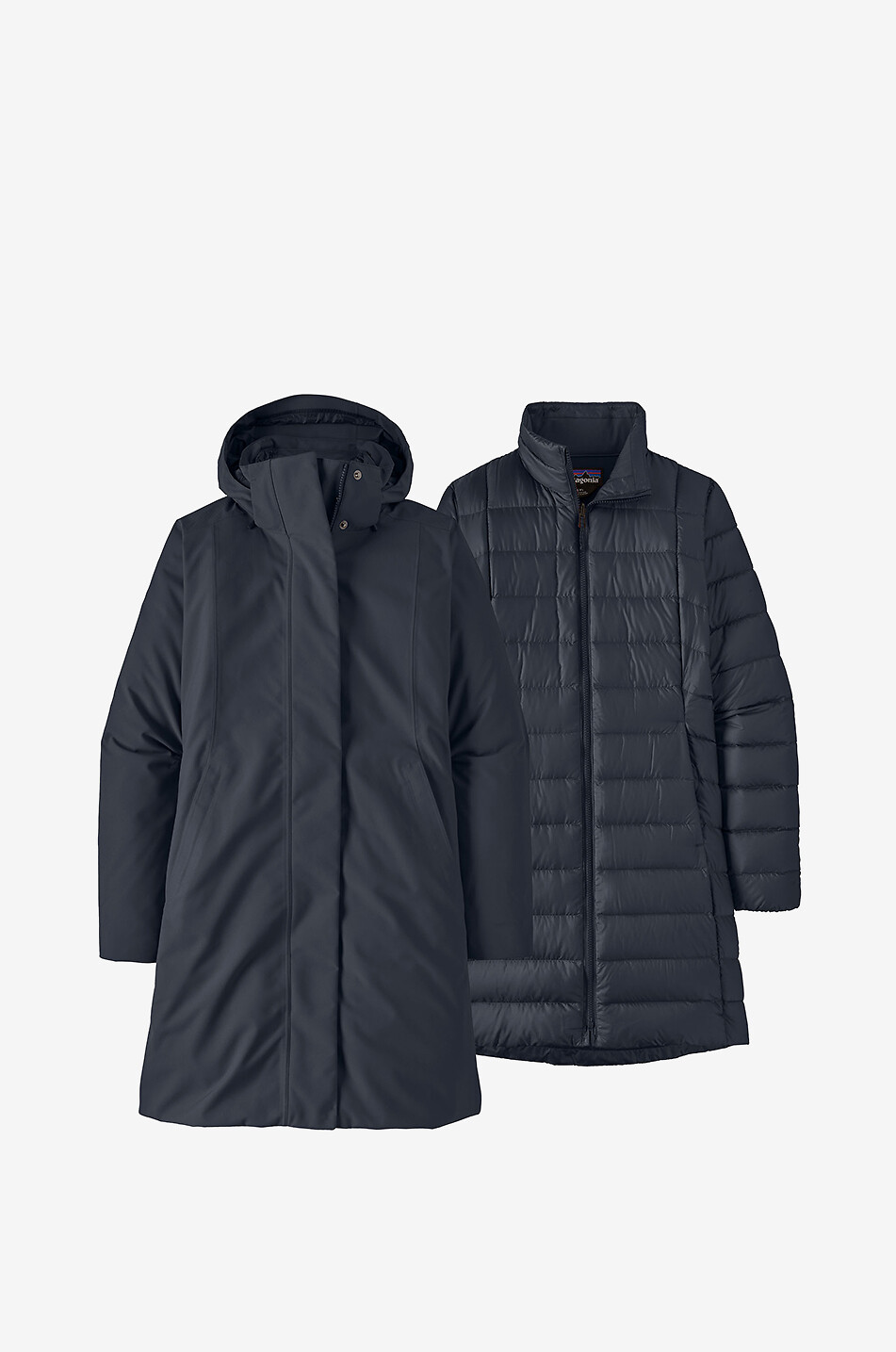PATAGONIA 2-in-1-Parka Tres Damen DUNKELBLAU 7