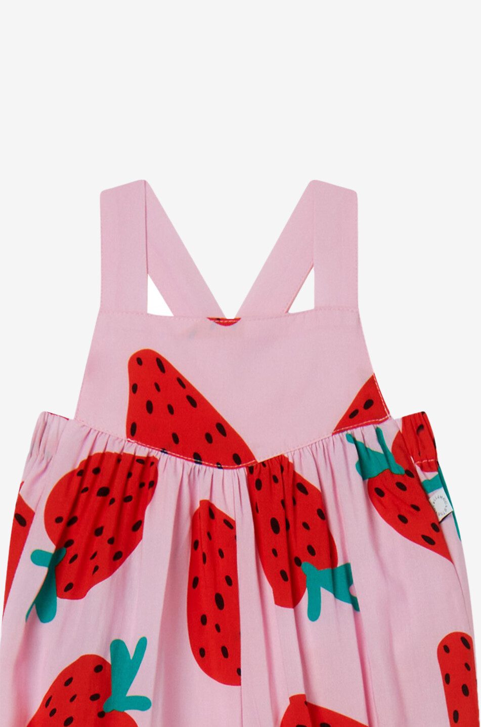 STELLA McCARTNEY KIDS Salopette courte bébé Strawberries Bébé ROSE 2