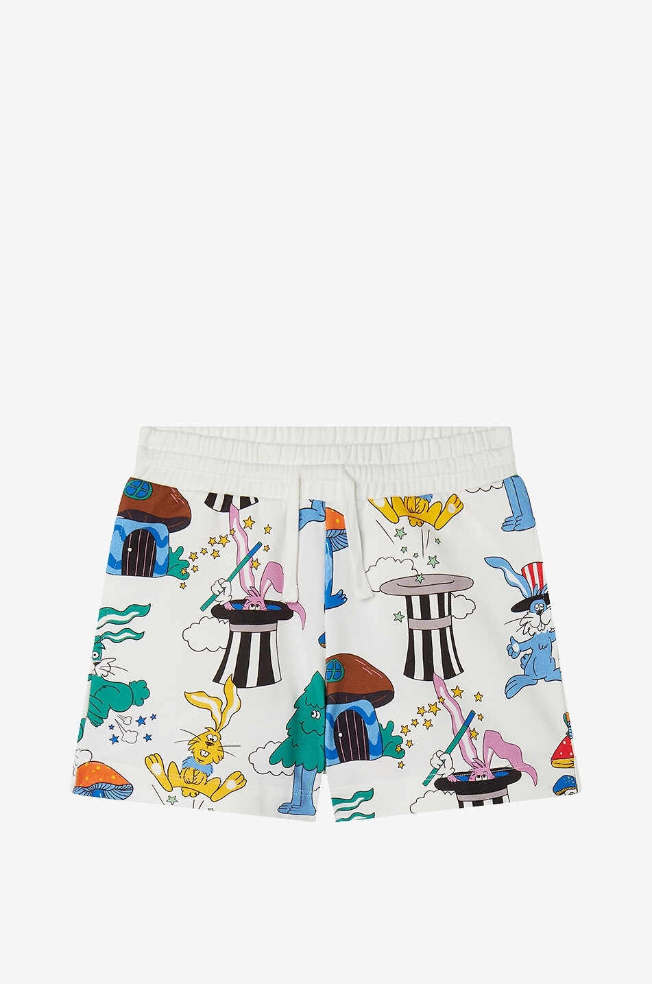 STELLA McCARTNEY KID Wonderland boys' sweat shorts Boy WHITE 1
