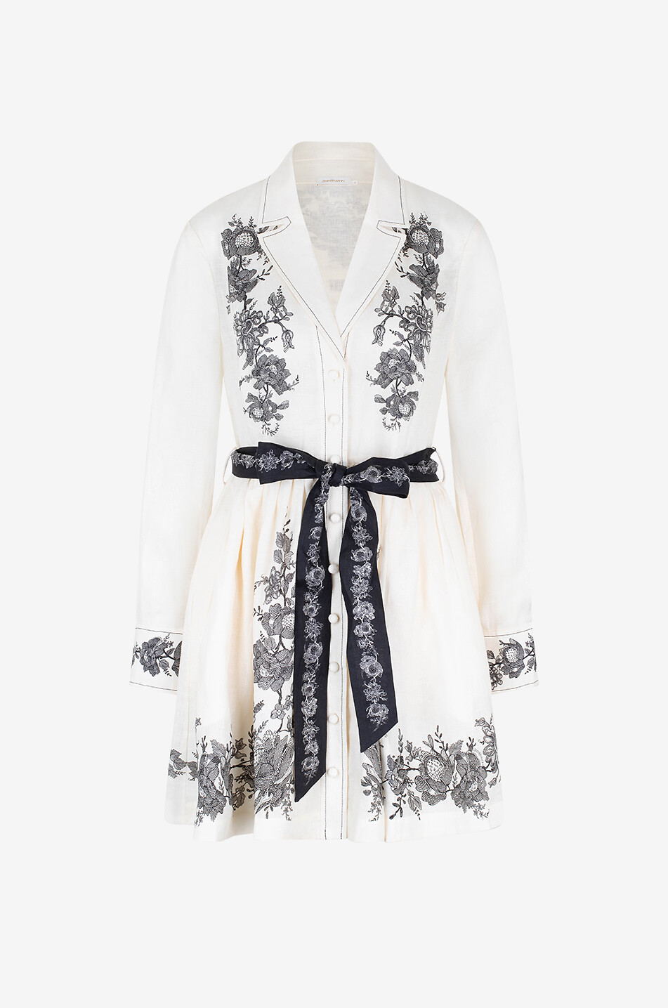 Minihemdkleid aus Leinen Crush Shirt