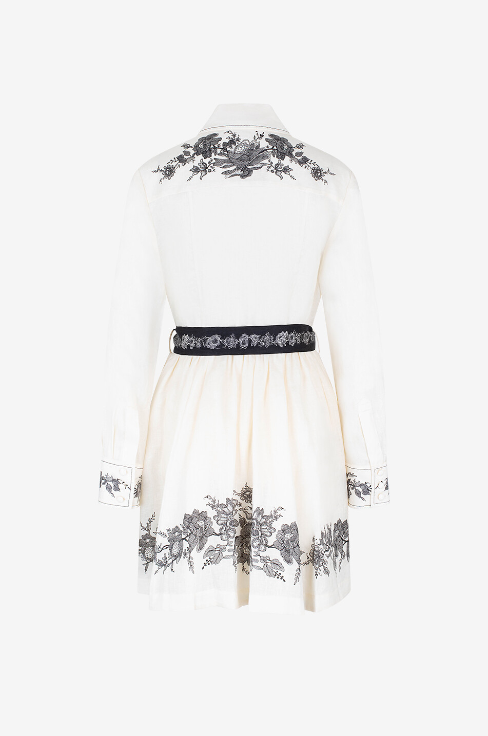 Minihemdkleid aus Leinen Crush Shirt