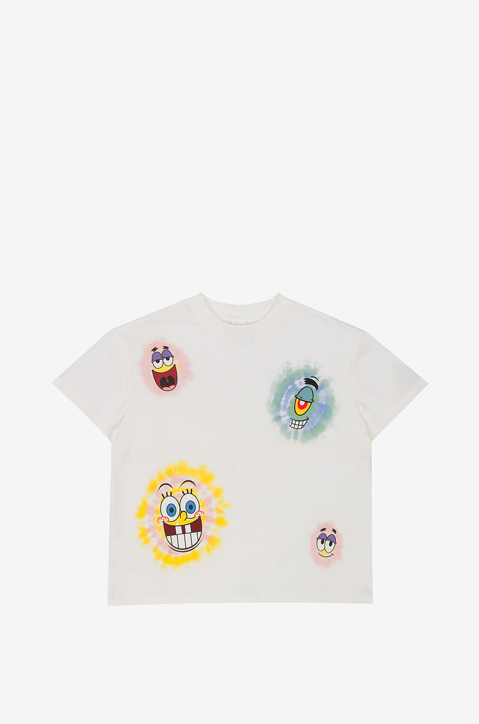 STELLA McCARTNEY KID Jungen-Langarm-T-Shirt Sponge Bob & Friends Junge WEISS 1