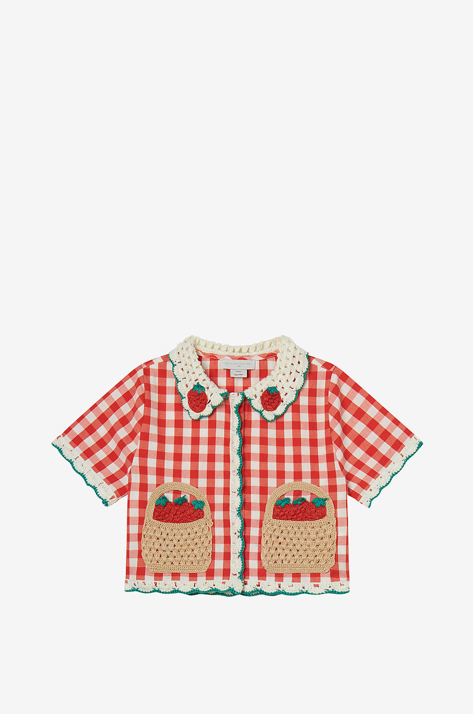 STELLA McCARTNEY KID Chemise à manches courtes fille Strawberries Fille ROUGE 1