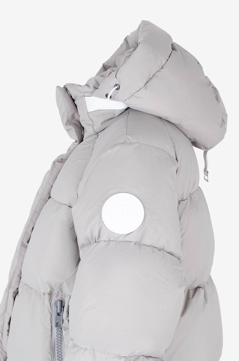 CANADA GOOSE Junction Parka hooded down jacket Women LIGHT GREY 3