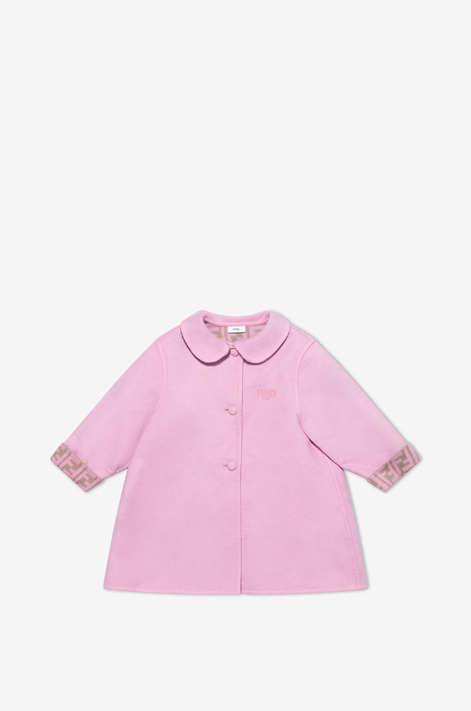 FF baby wool A-line coat
