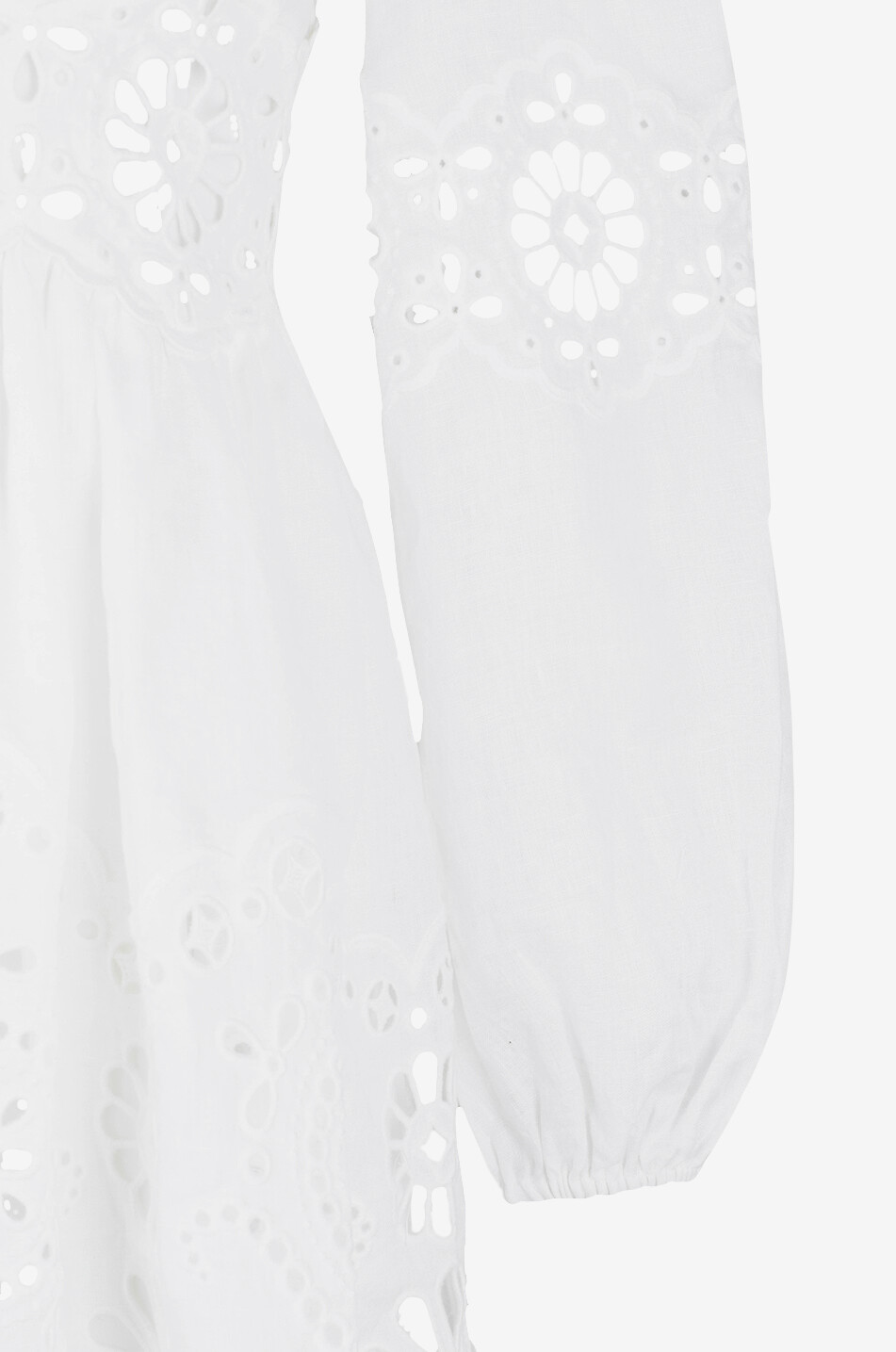 ZIMMERMANN Acacia Broderie openwork embroidered mini dress Women WHITE 3