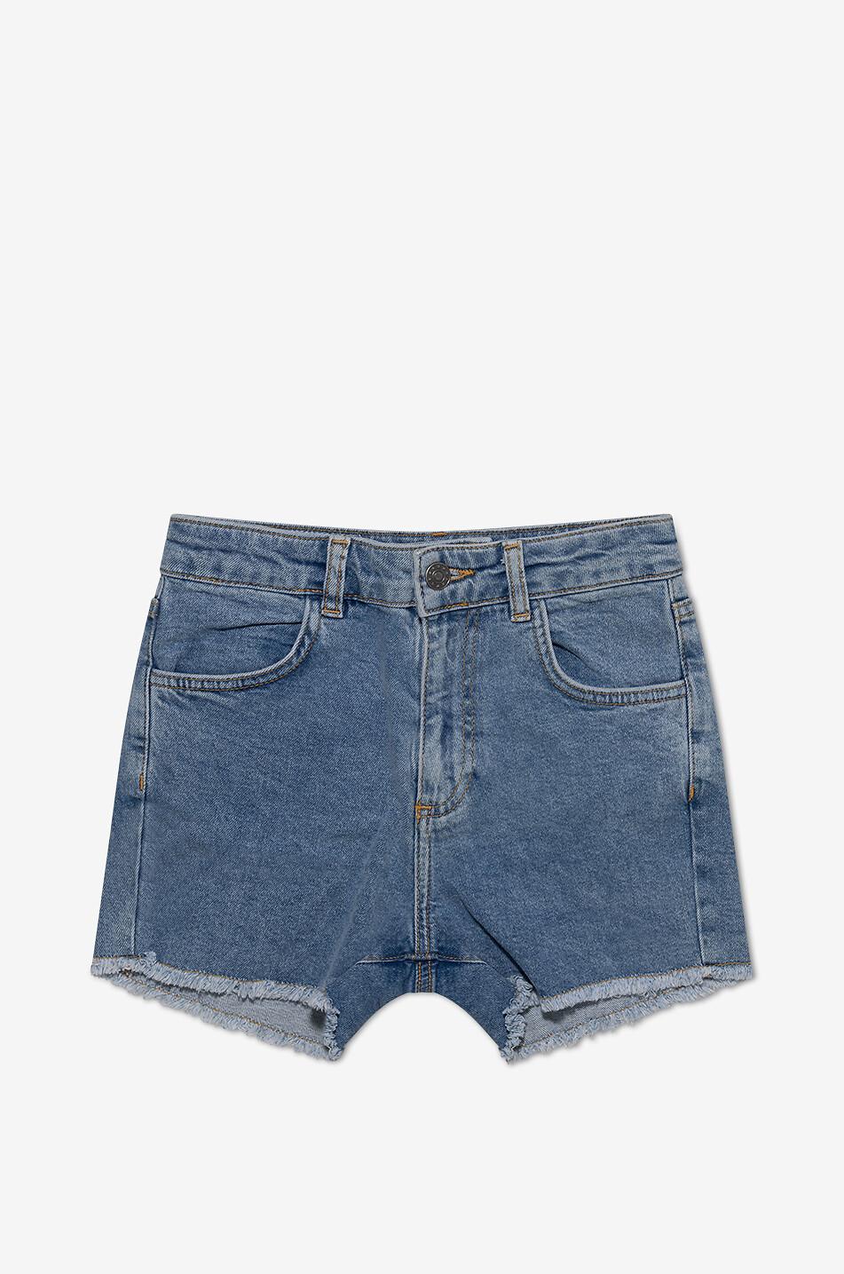 Luce girls' organic denim shorts