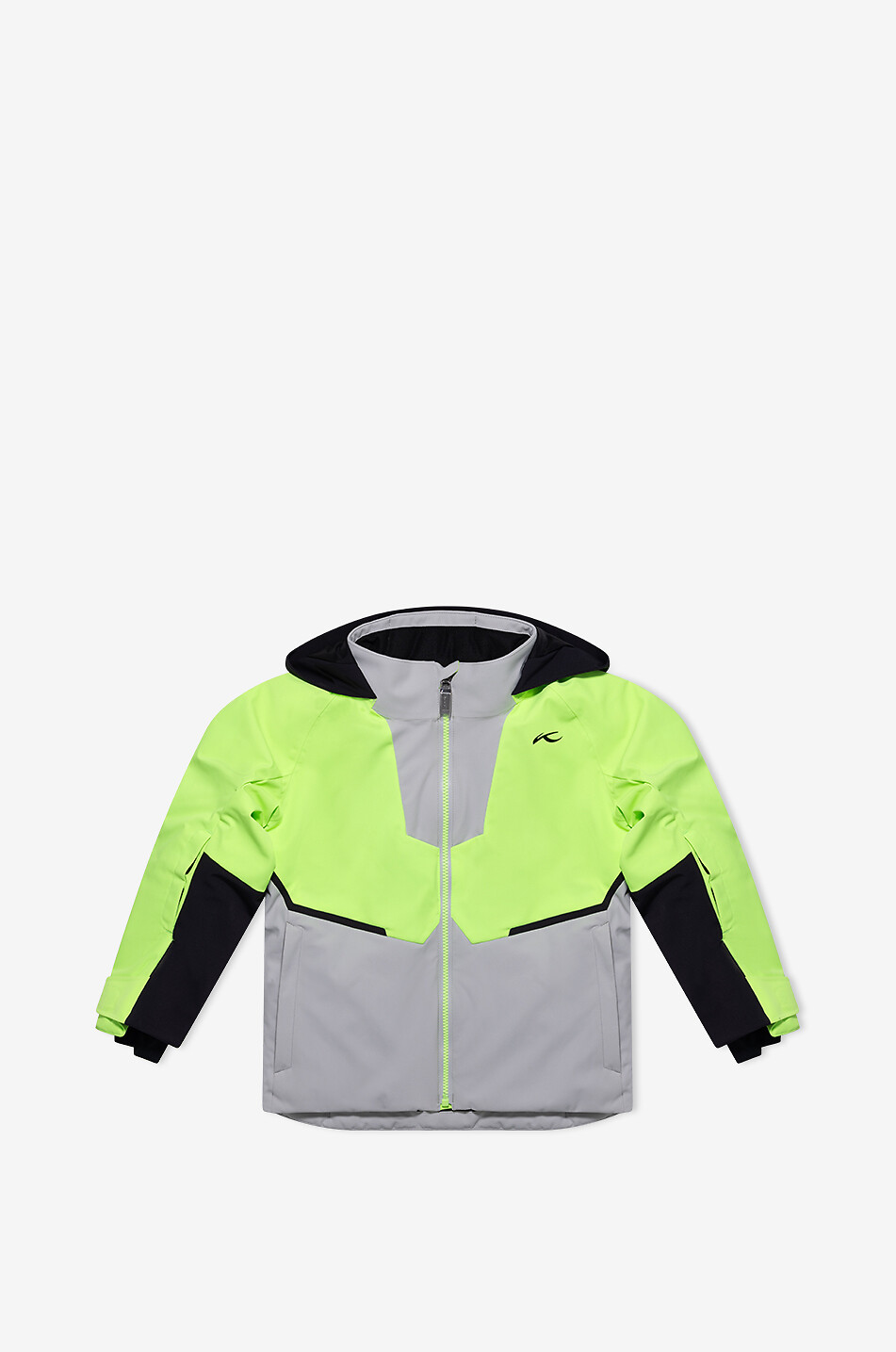 KJUS Formula boys' colour block ski jacket Unisex YELLOW 1