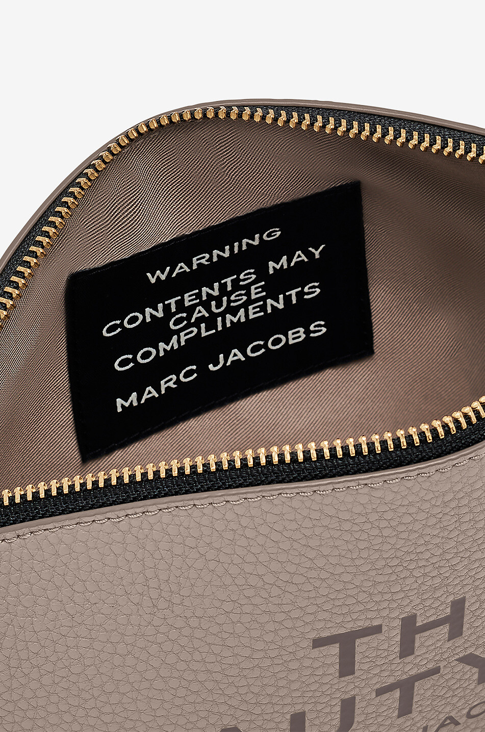 MARC JACOBS Kosmetiktasche aus Rindsleder The Beauty Bag Damen BRAUN 3